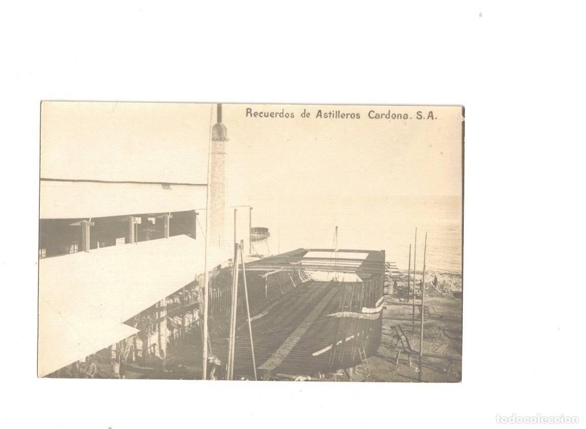 Cartes Postales: BARCELONA. RECUERDOS DE ASTILLEROS CARDONA S.A.