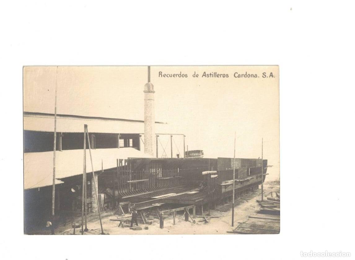 Cartes Postales: BARCELONA. RECUERDOS DE ASTILLEROS CARDONA S.A.