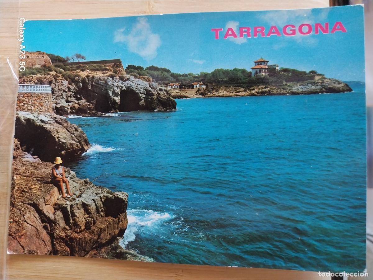 Cartoline: TARRAGONA ED GOLONDRINA 572 CIRCULADA A&Ntilde;O 1970 MUJER ROCA TOMANDO SOL