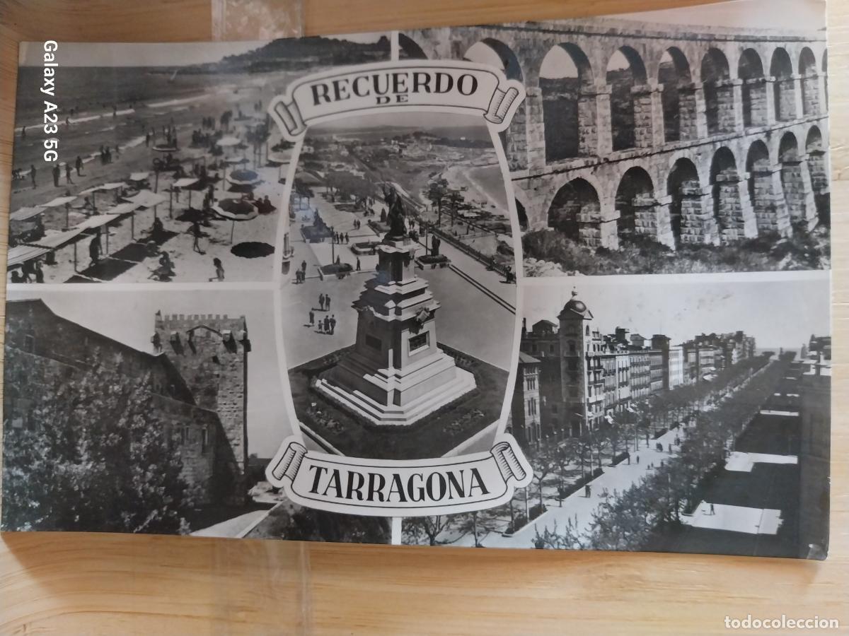 Cartoline: TARRAGONA ED CHINCHILLA 650 CIRCULADA A&Ntilde;O 1960 VISTAS