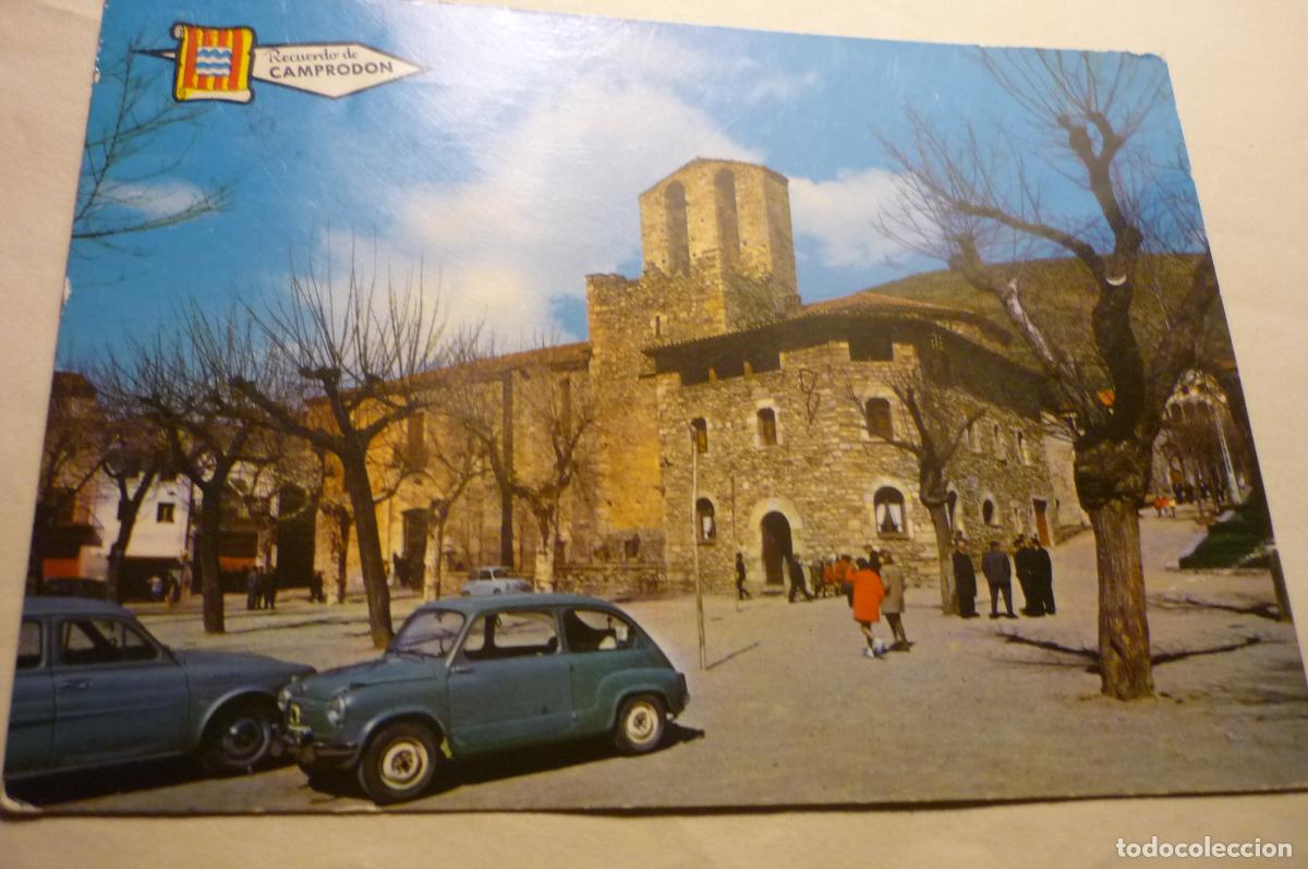 Cartes Postales: postal camprodon iglesia y plaza santa maria.-circulada cm