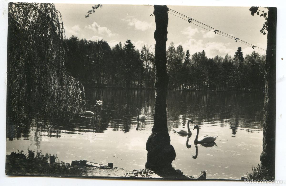 Postales: Puigcerd&aacute; 30, El Lago. Fot. F. Guilera, Lib. Domenech. Postal circulada, Girona