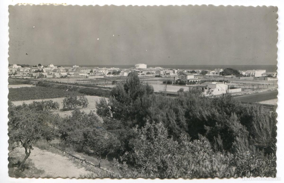 Postales: Playa de Calafell n&ordm; 6. Vista general. Ed. Soler. Circulada