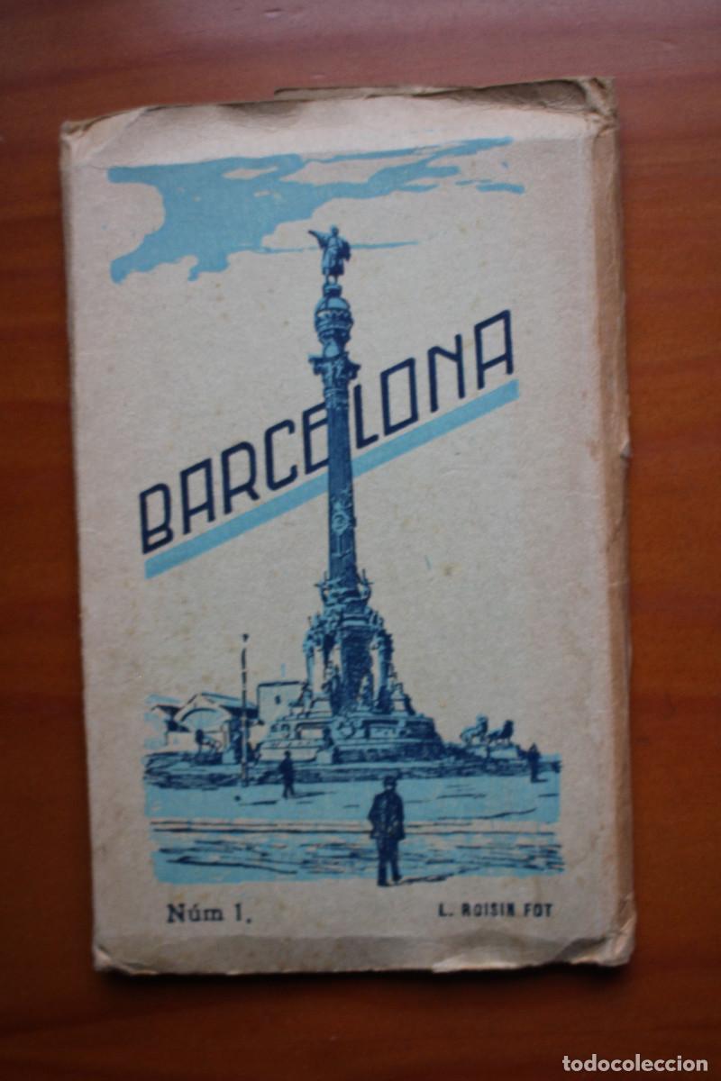 Postales: Libro n&ordm; 1 de postales de Barcelona. A&ntilde;os 30. Lucien Roisin. Sin circular. Nuevas.