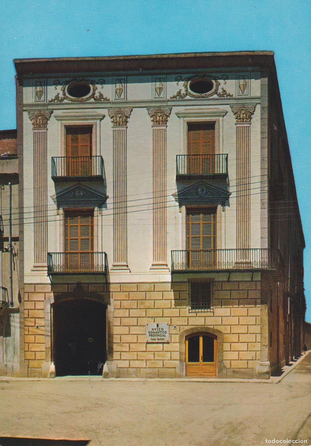 Postales: VILANOVA I LA GELTRU, CASA PAPIOL, FACHADA NEOCL&Aacute;SCIA PINTADA- ESCUDO DE ORO N&ordm;16 - S/C