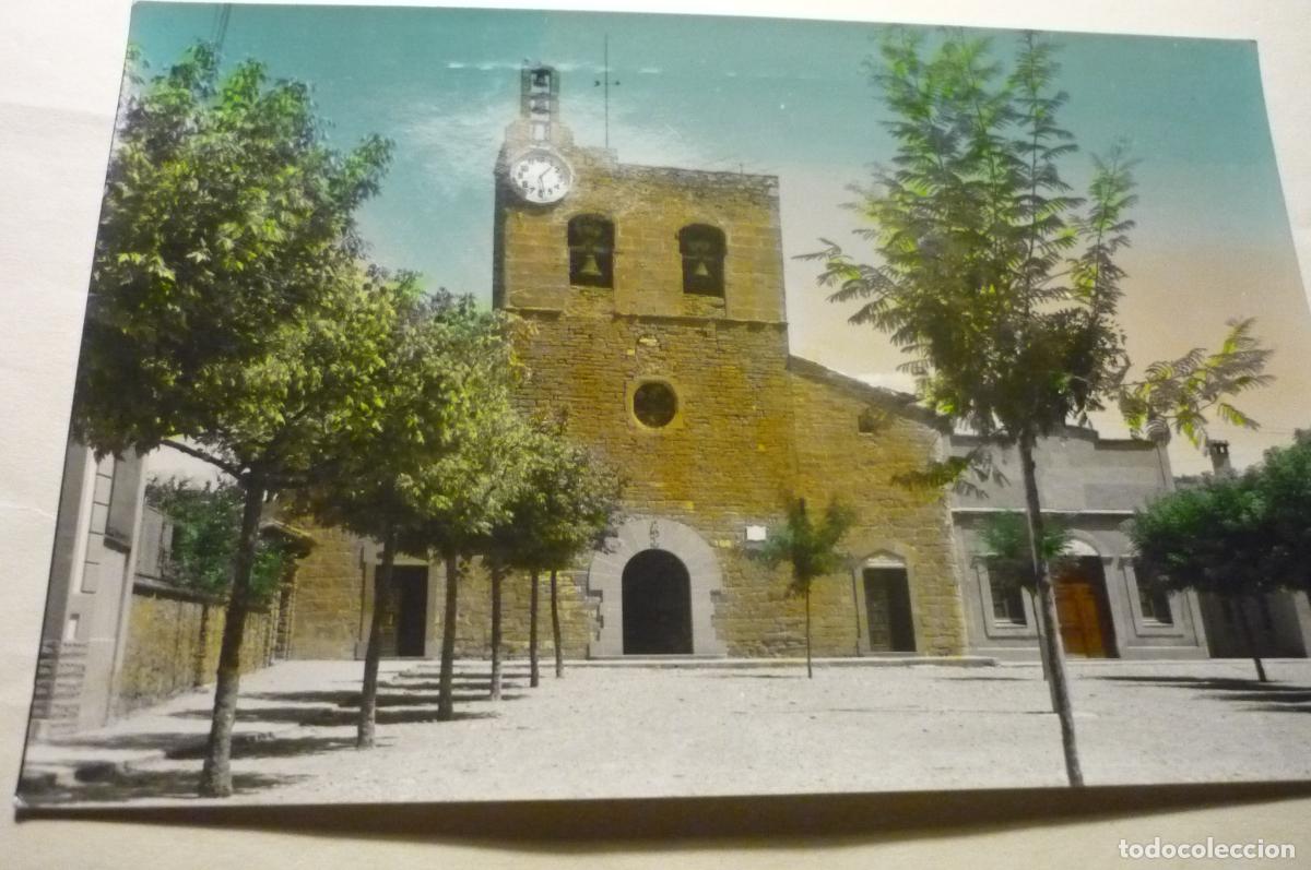 Cartoline: postal balsareny iglesia coloreada cm