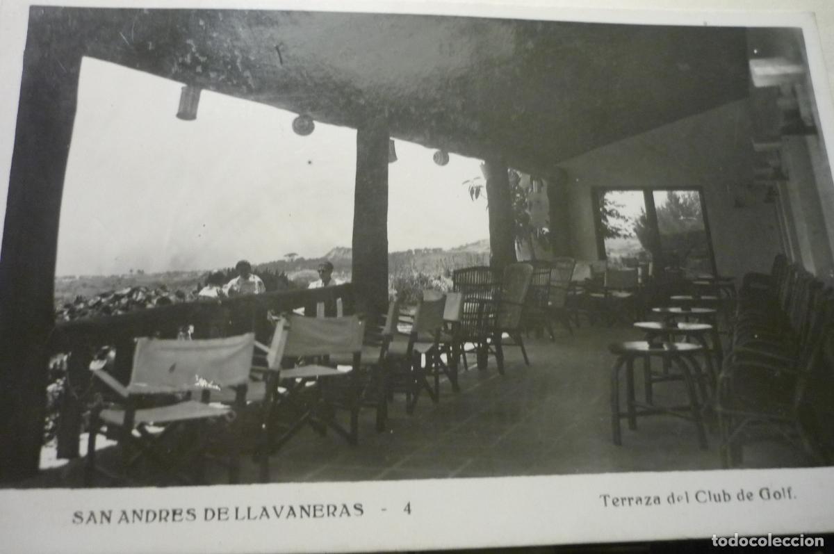 Cartoline: postal s,andres llavaneras,-terraza club de golf circulada cm