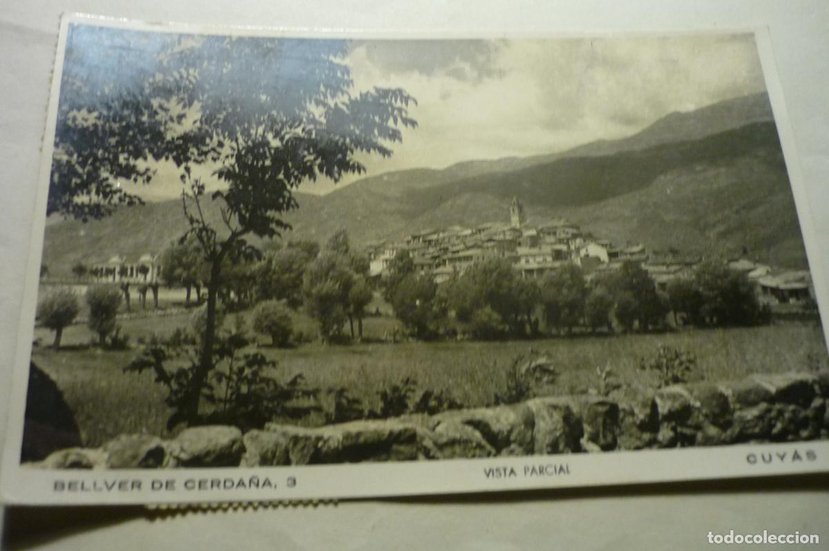 Cartoline: postal bellver de cerda&ntilde;a.-parcial circulada cm