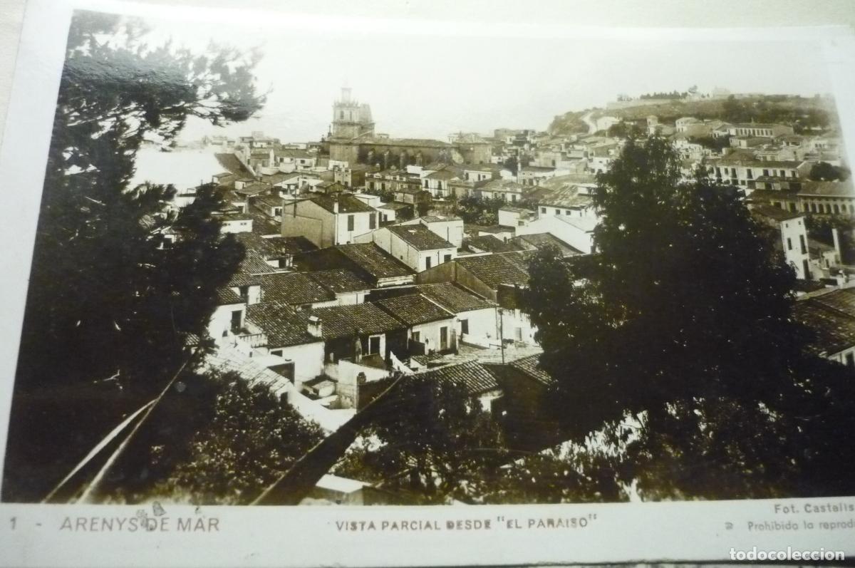 Postales: postal arenys de mar ,.parcial desde el paraiso escrita cm