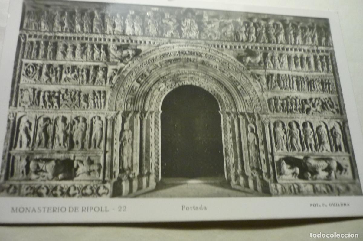 Postales: postal monasterio ripoll portada cm