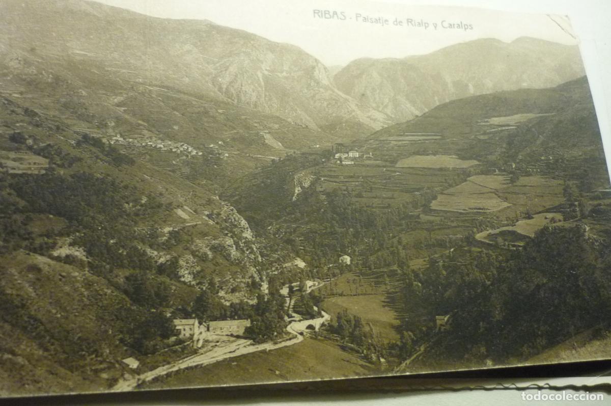 Postales: POSTAL RIBAS .-PAISAJE ENTRE RIALP Y CARALPS CM