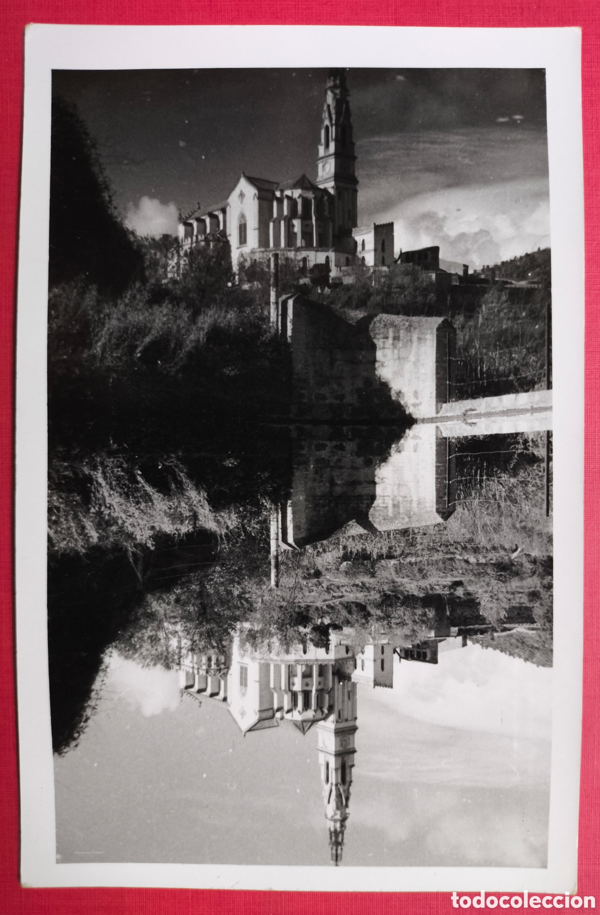 Postales: CASTELLAR DEL VALL&Egrave;S ESGL&Eacute;SIA BASSA DEL BRUNET POSTAL FOTOGR&Aacute;FICA C. 1955