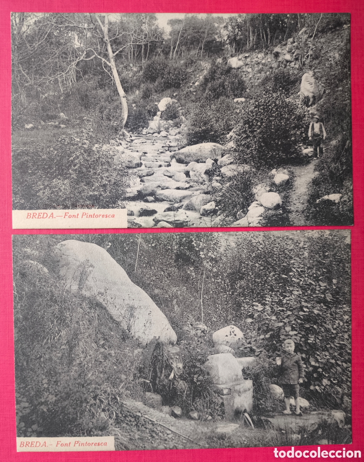 Postais: BREDA FONT PINTORESCA POSTAL FOTOTIPIA ANIMADA C. 1915