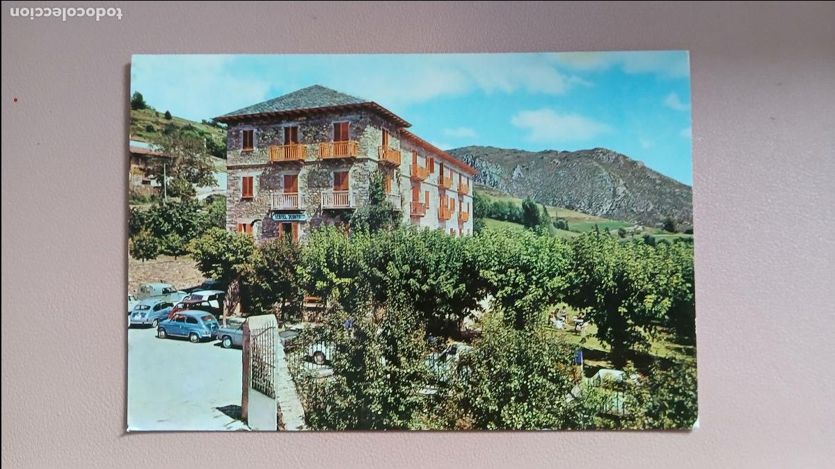 Postales: POSTAL PRULLANS DE CERDANYA PUBLINTEL HOTEL MUNTANYA MONTA&Ntilde;A LLEIDA S/C