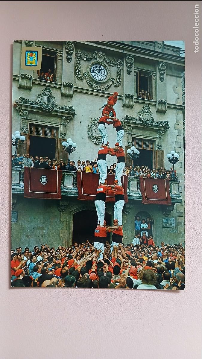 Postales: POSTAL CASTELLERS VILAFRANCA PENEDES - ESCUDO DE ORO N&ordm; 5436 S/C
