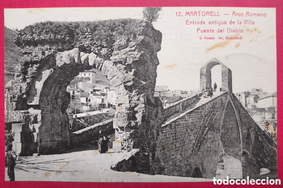 Postais: MARTORELL PONT DEL DIABLE POSTAL FOTOTIPIA 1929