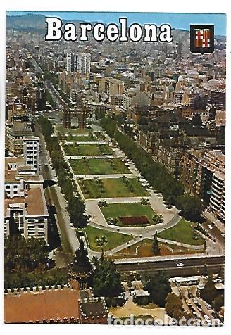 Postales: ARC DE TRIOMF. VISTA AEREA - TRIUMPH&acute;S ARCH, AERIAL VIEW.- BARCELONA