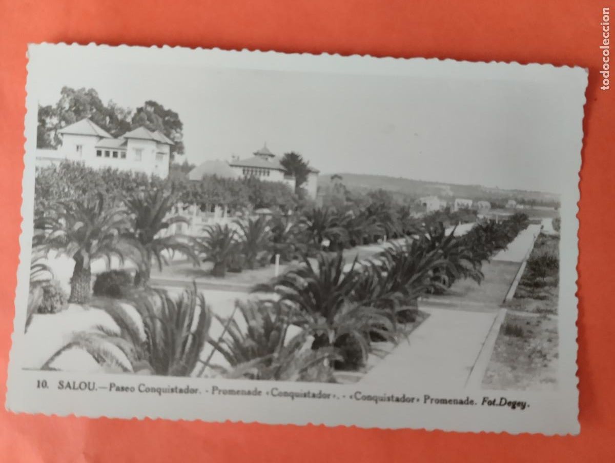 Postkarten: TARRAGONA, SALOU, PASEO CONQUISTADOR. ED. FOTO DEGEY N&ordm; 10.