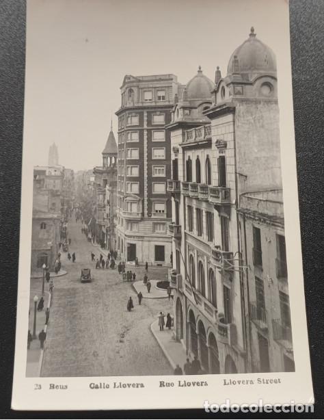 Postales: REUS, CALLE LLOVERA, POSTAL ANTIGUA