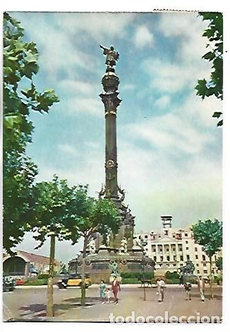 Postales: MONUMENTO A COLON - COLUMBUS MONUMENT.- BARCELONA