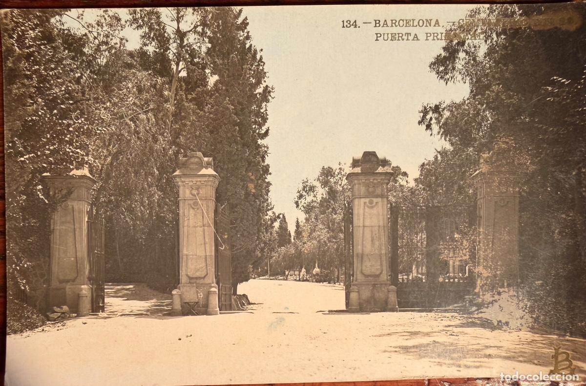 Postales: POSTAL BARCELONA N&ordm;134 CEMENTERIO DEL SO. PUERTA PRINCIPAL