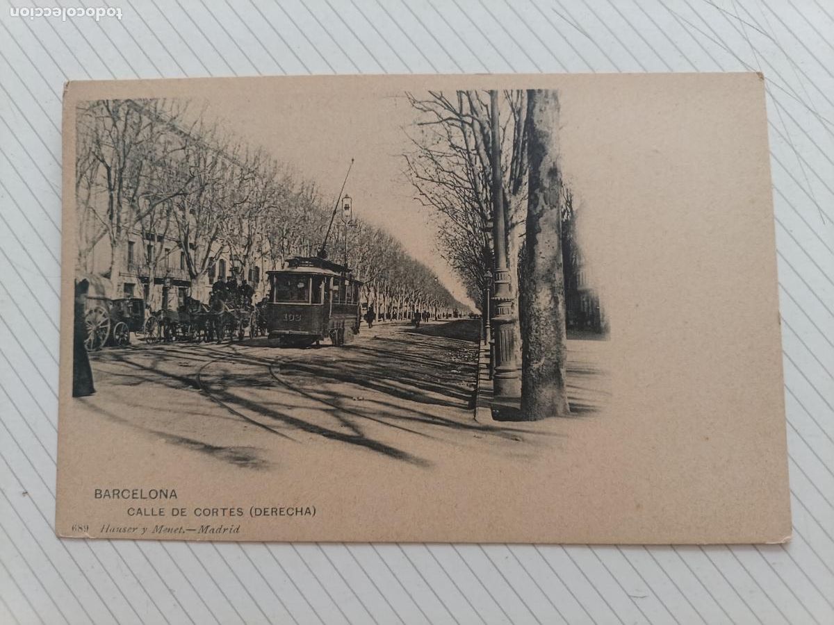 Postales: Barcelona. Hauser y Menet. Dorso sin dividir. Agua de Borines