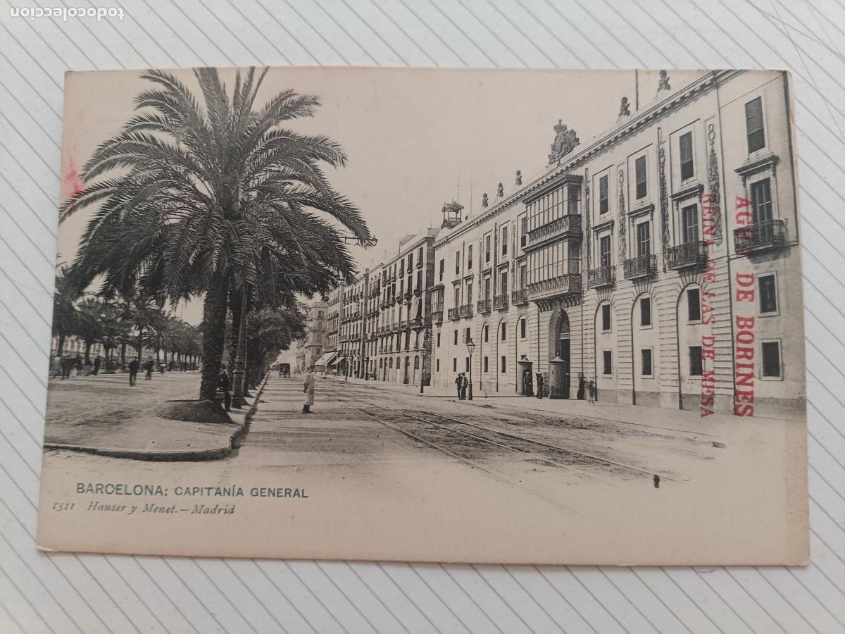 Postales: Barcelona. Hauser y Menet. Dorso sin dividir. Agua de Borines