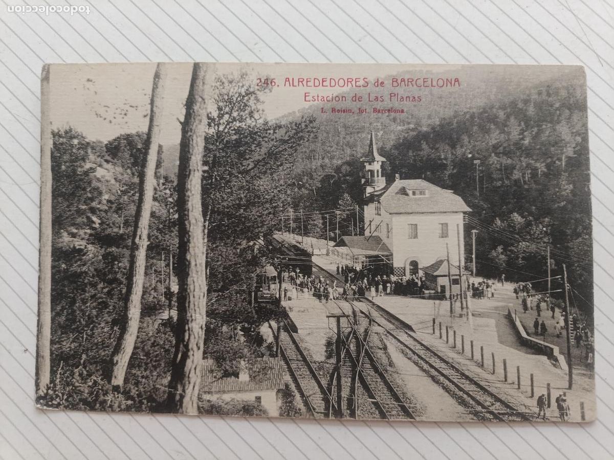 Postales: Barcelona. Las Planas. Estaci&oacute;n - Foto 1