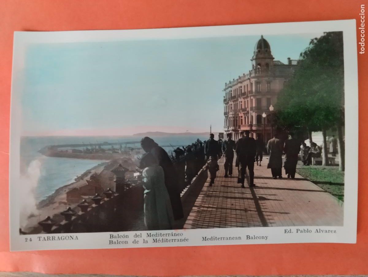 Postales: TARRAGONA, BALCON DEL MEDITERRANEO. ED. PABLO ALVAREZ.