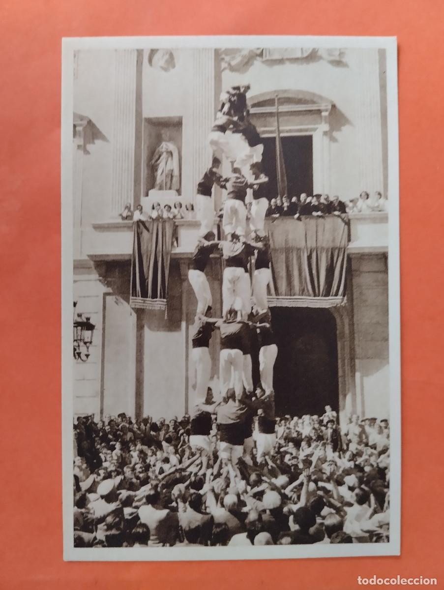 Postales: TARRAGONA. XIQUETS DE TARRAGONA. HR. CASTELLS, CASTELLERS