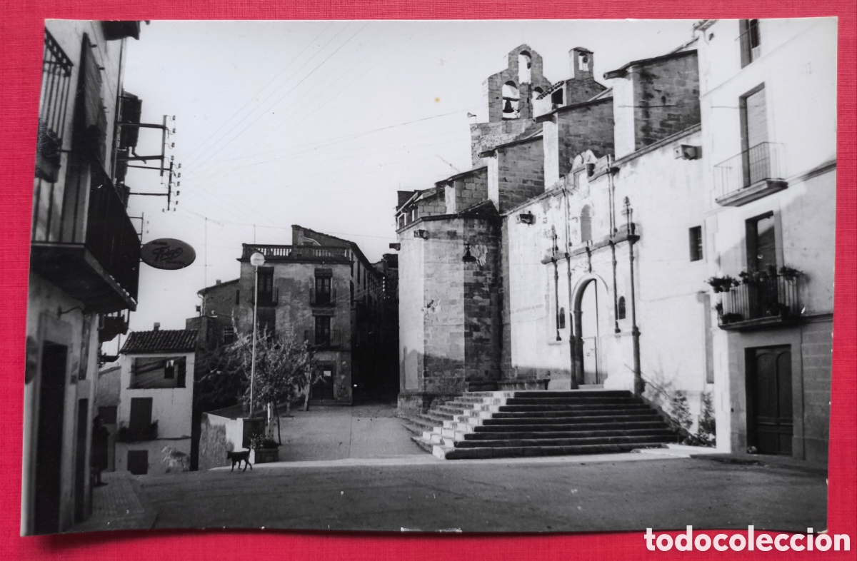 Postales: ASC&Oacute; PLA&Ccedil;A DE L'ESGL&Eacute;SIA POSTAL FOTOGR&Aacute;FICA ED. CARMELO BIARNES TARRAGONA C. 1965