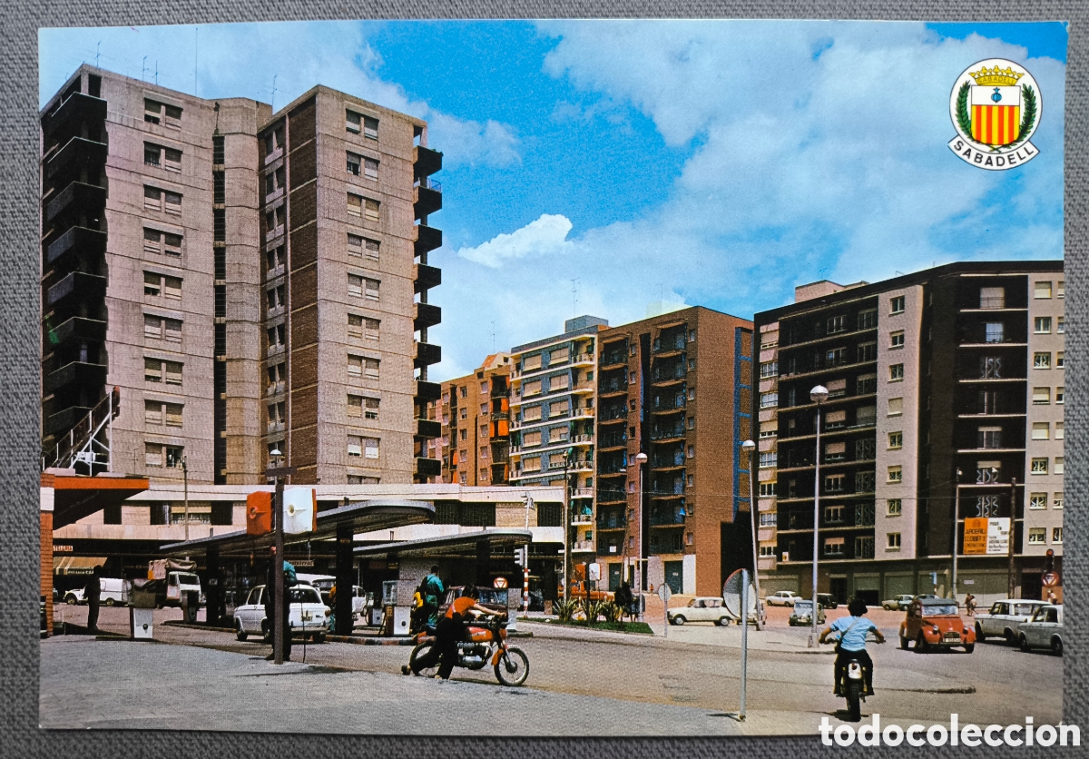 Postales: SABADELL AVDA. CONC&Ograve;RDIA POSTAL A COLOR C. 1970