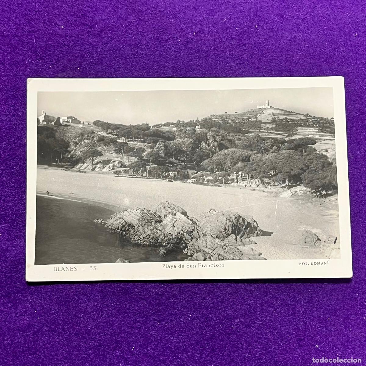 Postales: POSTAL DE BLANES (GERONA). PLAYA DE SAN FRANCISCO.