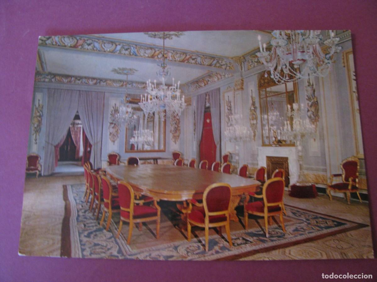 Postales: POSTAL DE BARCELONA. PALACIO REAL DE PEDRALBES. SALON DE CONSEJO DE MINISTROS. ESCRITA