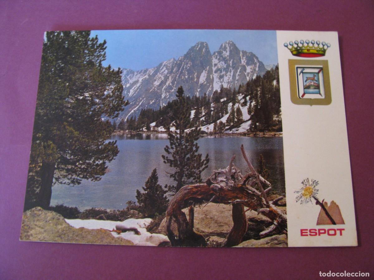 Postales: POSTAL DE PIRINEU CATALA. VALL D'ESPOT. ESCUDO DE ORA DE LUXE. ESCRITA 1971