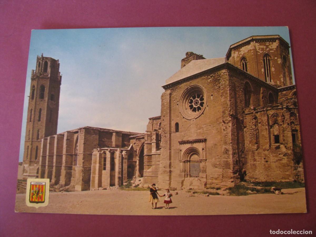 Postales: POSTAL DE LLEIDA. SAO ANTIGUA. ESCUDO DE ORO. ESCUDO DE ORO. ESCRITA