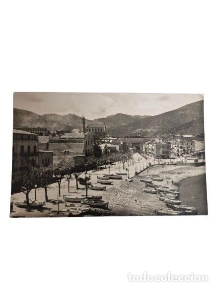 Postales: Postal Antigua Portbou, Alt Empord&agrave; (Girona) - Paseo General Goded y Rambla -Comercial Prat, Ripoll