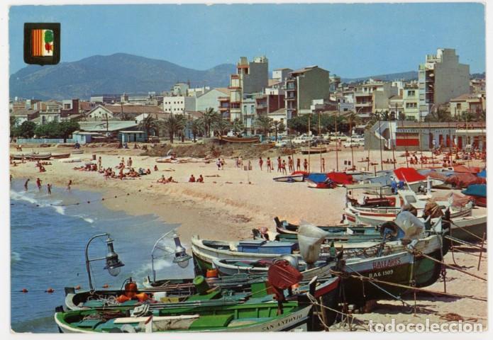 Postales: m12089 8079 Mataro Playa 1974 Escudo De Oro N&ordm;8 sc