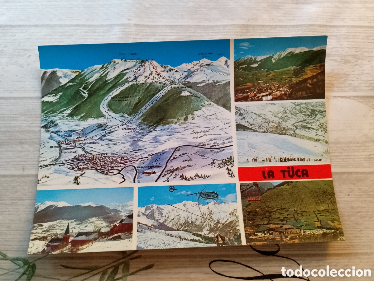 Postais: POSTAL DE LA PISTA D'ESQU&Iacute; LA T&Uuml;CA &middot; BETR&Eacute;N &middot; VALL D'ARAN &middot; CATALU&Ntilde;A