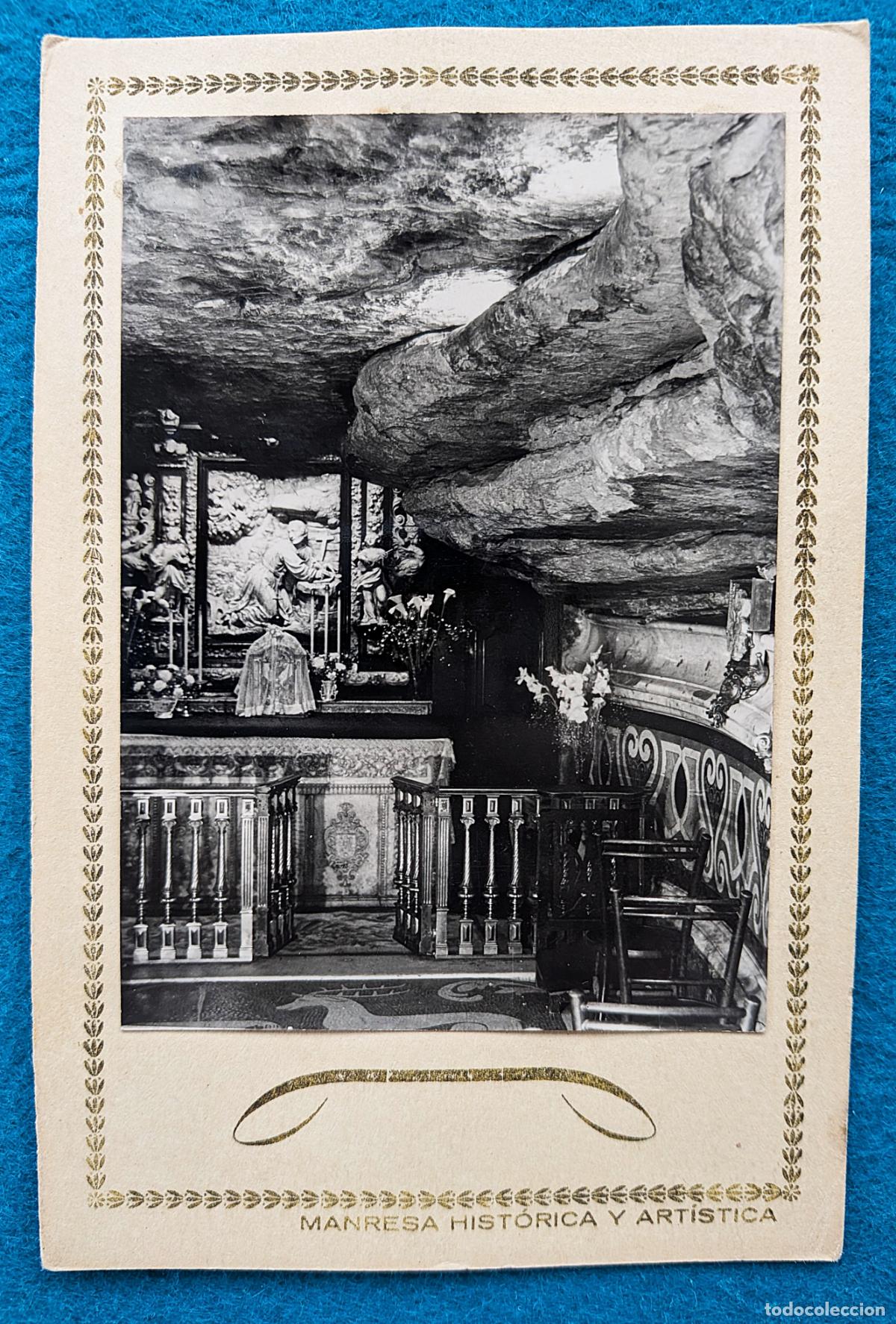 Postales: RW POSTAL MANRESA BARCELONA DETALLE DE LA CUEVA P1996