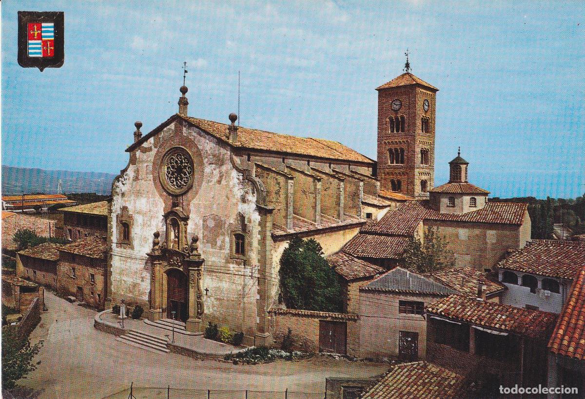 Postales: TARADELL (BARCELONA) ESGL&Eacute;SIA SEGLE XVIII I CAMPANAR ROM&Agrave;NIC DEL SEGLE XII &ndash; ESCUDO DE ORO N&ordm;1 &ndash; S/C