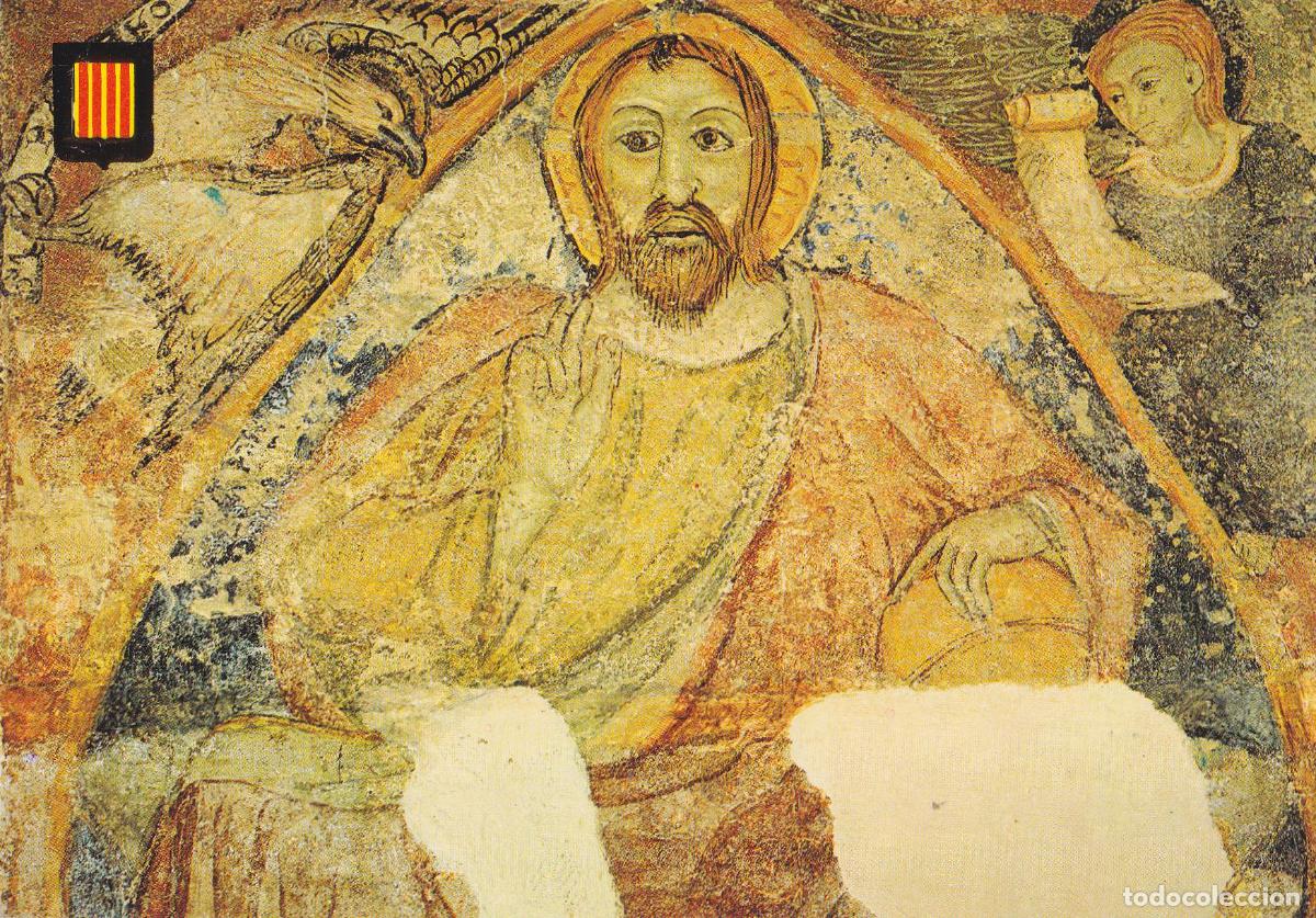 Postais: LLU&Ccedil;A (BARCELONA) PANTOCRATOR ROM&Agrave;NIC. SEGLE XIV - ESCUDO DE ORO N&ordm;2 - S/C