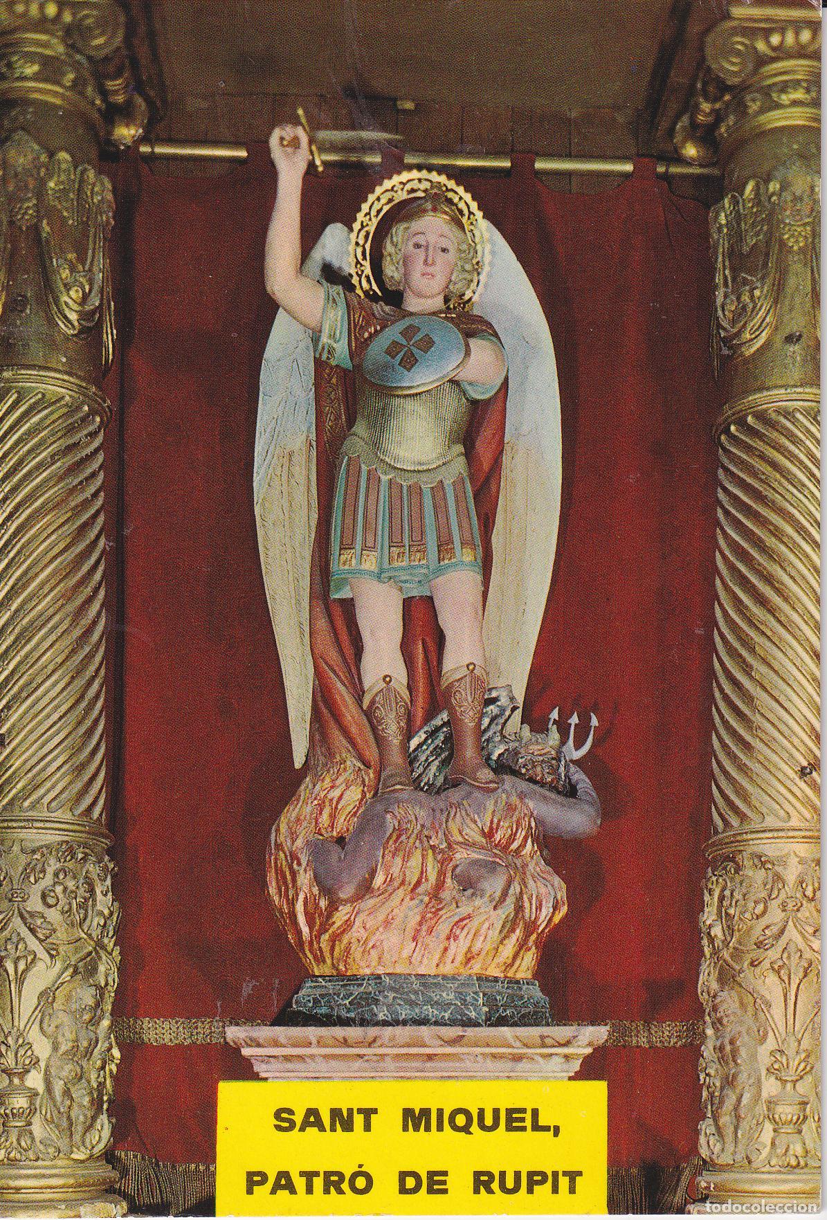 Postales: RUPIT (BARCELONA) SANT MIQUEL, PATR&Oacute; DE RUPIT - ZERKOWITZ - DORS TEXT EXPLICATIU