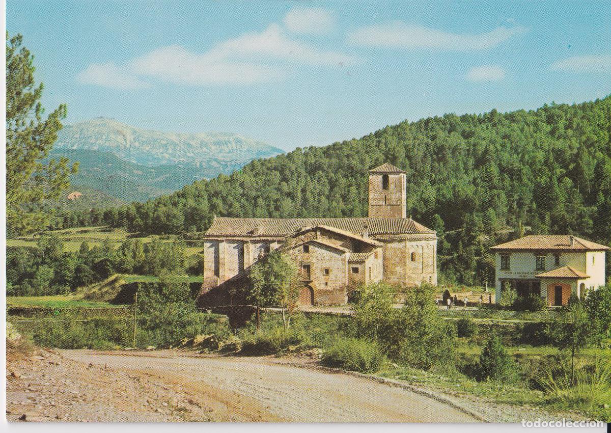 Postales: OLIUS (LLEIDA) EXGL&Eacute;SIA ROM&Agrave;NICA. SEGLE XI. PAISATGE - FOTOCOLOR VERT - S/C