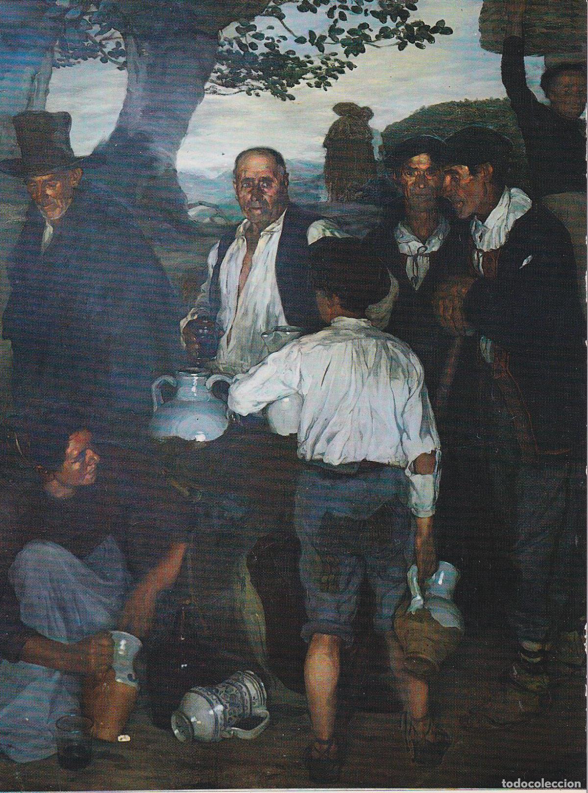 Postales: POSTAL DE LA OBRA DE IGNACIO ZULOAGA, EL REPARTO DEL VINO (1900) - SITGES (CAU FERRAT I MARICEL) - S