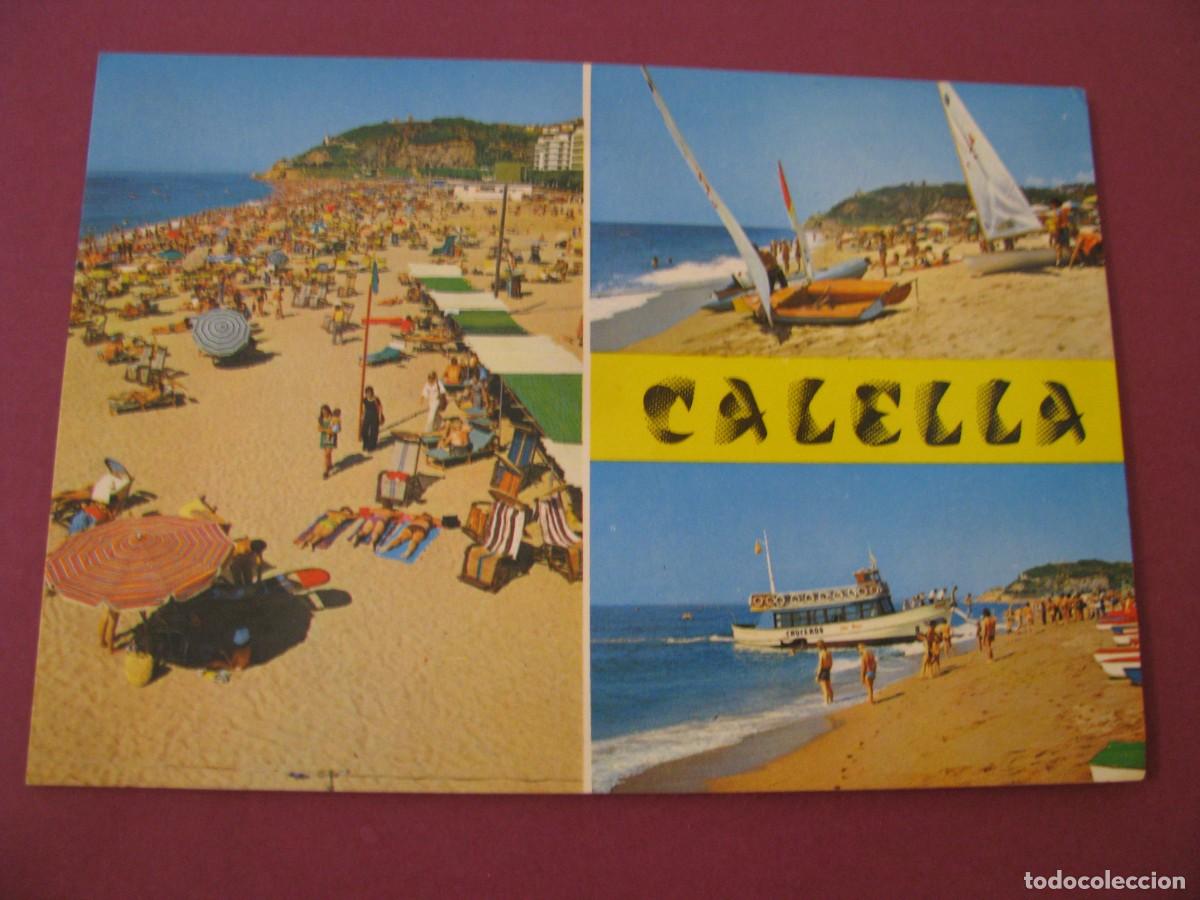 Postales: POSTAL DE CALELLA. LA PLAYA.