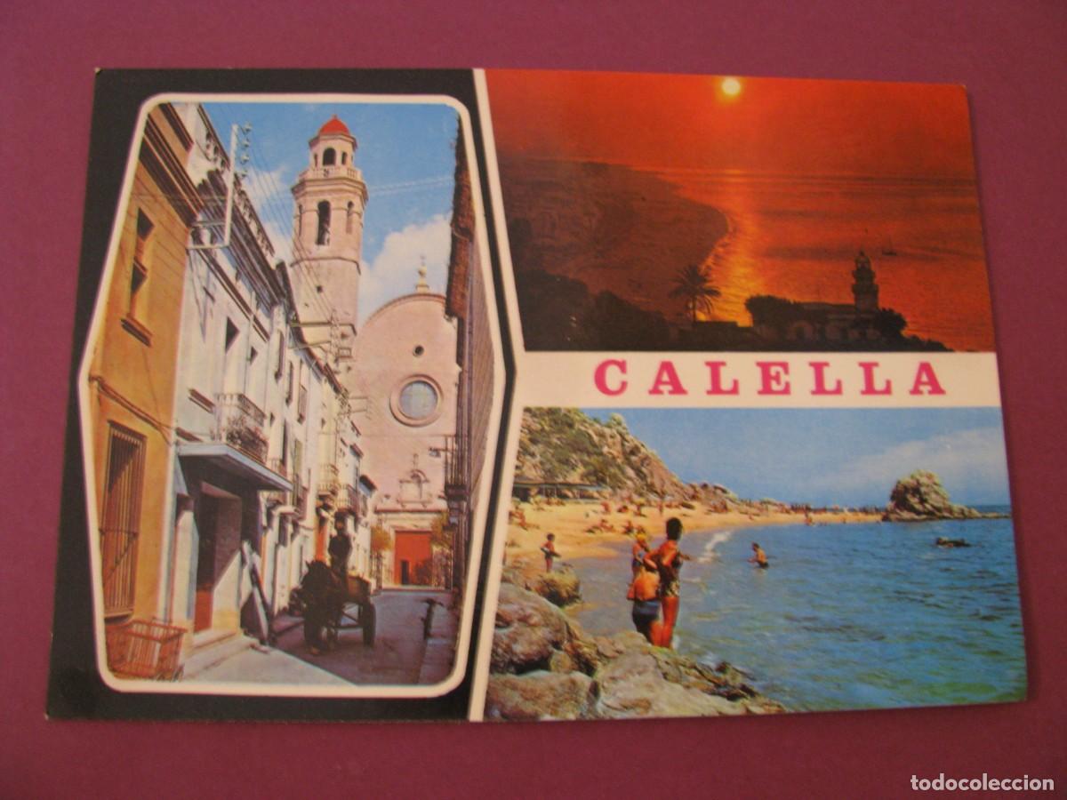 Postales: POSTAL DE CALELLA. VARIOS DETALLES. FOTOGRAFIA J. PLANCHART