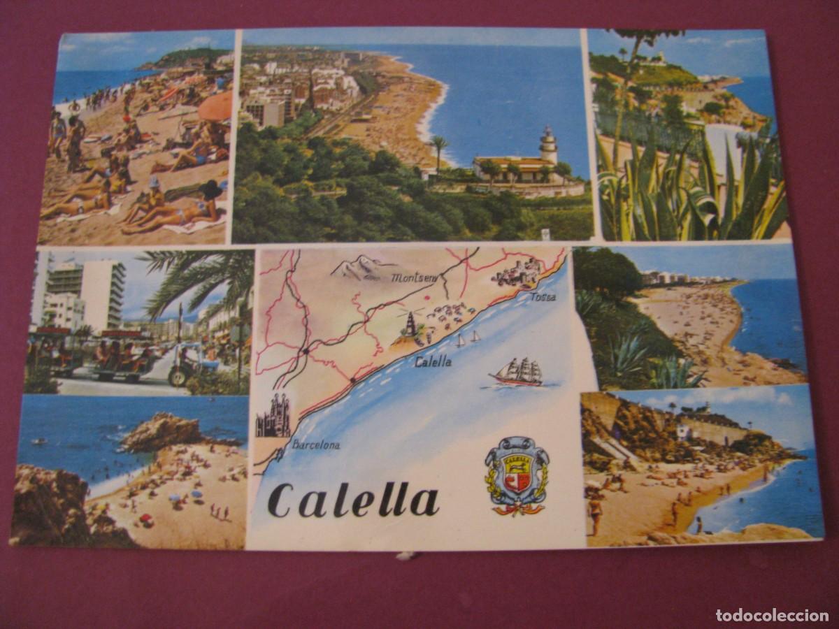 Postales: POSTAL DE CALELLA. DIVERSAS VISTAS. ED. CATALAN IBARZ.