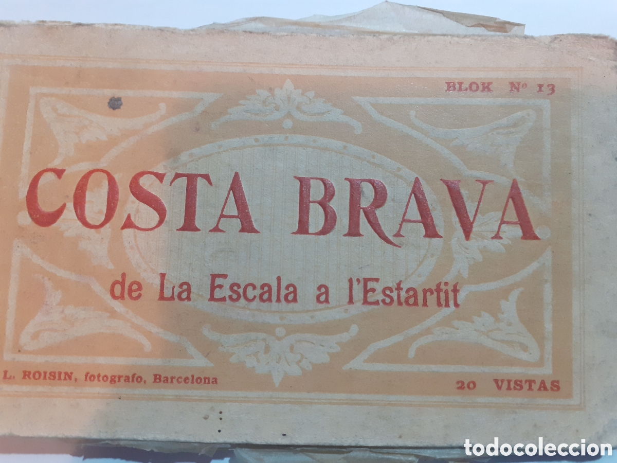 Postales: BLOCK DE 12 POSTALES COSTA BRAVA. DE LA ESCALA A L'ESTARTIT. BLOCK N&deg; 13. FOTO ROISIN