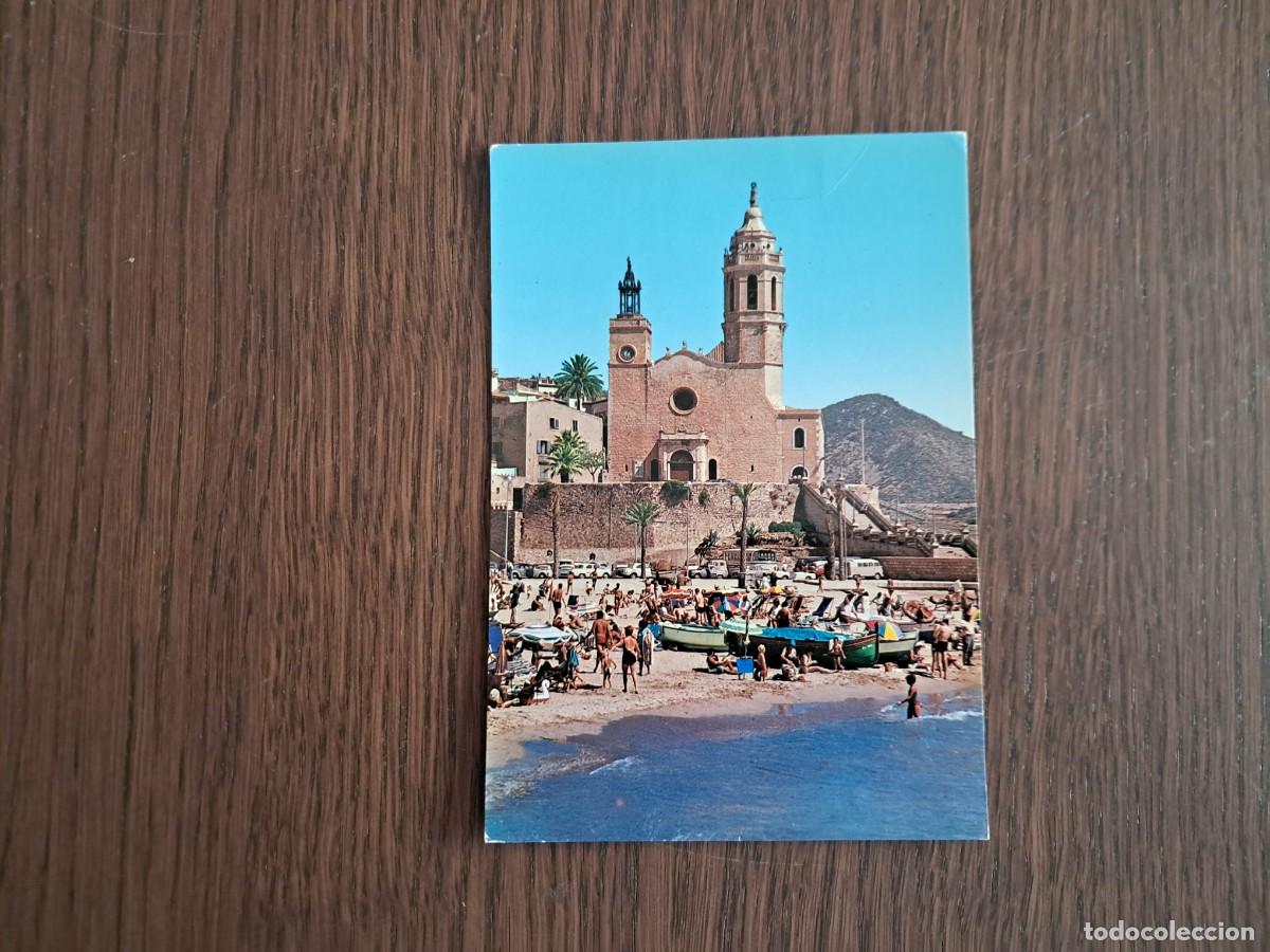 Postales: postal de Espa&ntilde;a, iglesia, Sitges.